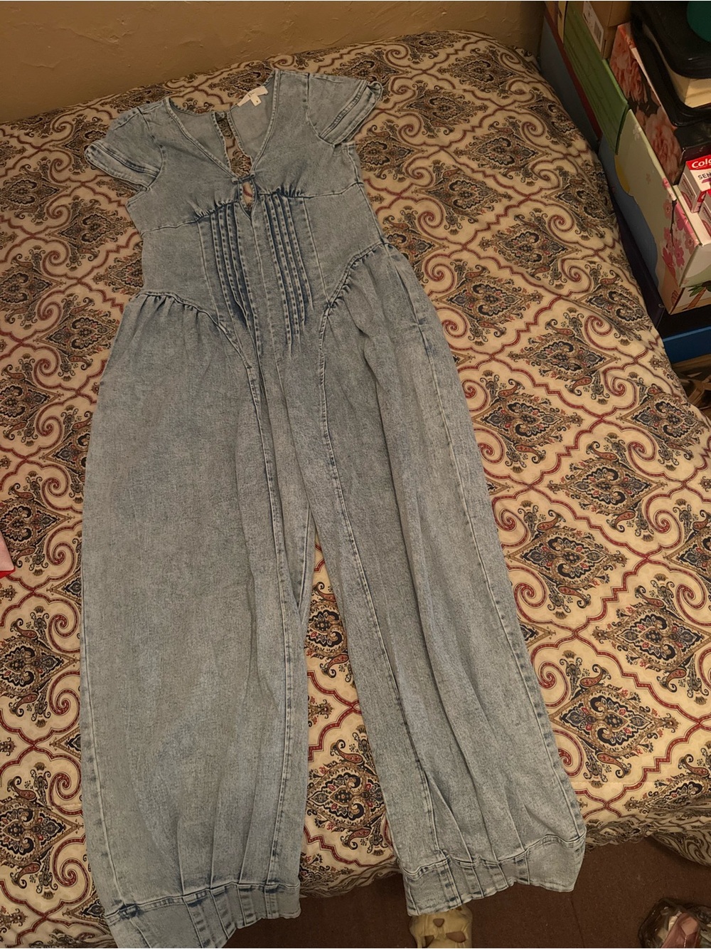 Women’s Light Blue Denim Jumpsuit